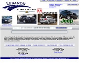Lebanon Chrysler Dodge Jeep Website