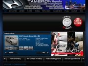 Tameron Honda Website