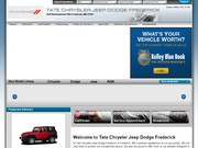 Tate Chrysler Used Cars Website
