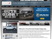 Terry Henricks Chrysler Website