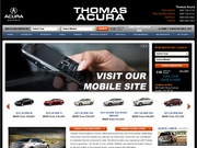 Thomas Acura Website
