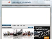 Thomas Chrysler Jeep Website