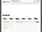 Thomas Subaru Website