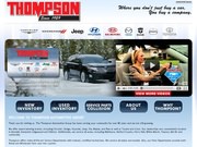 Thompson Lincoln Hyundai Suzuki Website