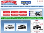 Thompsons Buick Pontiac GMC Website
