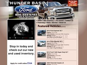 Thunder Basin Ford Website