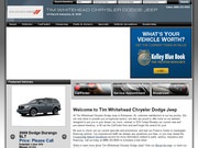 Tim Whitehead Chrysler Dodge Website