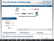 Tom Ahl Chrysler Website