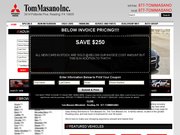 Tom Masano Mitsubishi Website