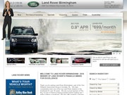Land Rover Birmingham Website