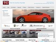 Town & Country Hyundai Website