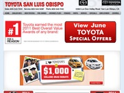 Toyota San Luis Obispo Website