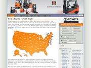 Toyota Forklift Website