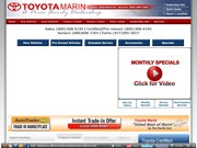 Toyota Marin Website