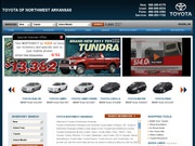 Toyota of Northwest Arkansas Website
