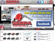Serra Toyota of Decatur Website