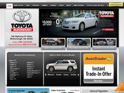 Mcdonough Toyota Website