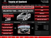 Fred Anderson Toyota of Sanford Website