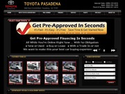 Toyota of Pasadena Website