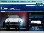 Dealership Tri County Lexus Website