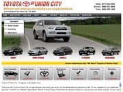 Legacy Toyota of Union City Website