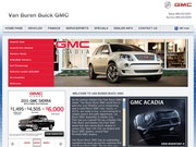 Van Burne Buick Pontiac GMC Website