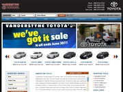 Vanderstyne Toyota Website