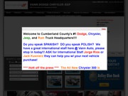 Vann Dodge Chrysler Jeep Website