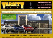 Varsity Lincoln Website