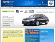 Velde Lincoln Volvo Website