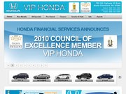 VIP Honda Used Cars Website