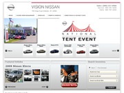 Vision Nissan Website