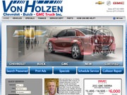 Von Holzen Pontiac Buick GMC Website