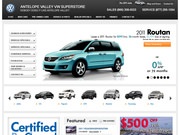 Antelope Valley Volkswagen Website