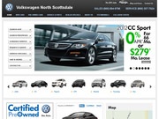 Volkswagen North Scottsdale Website
