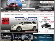 Walker Cadillac Buick Website