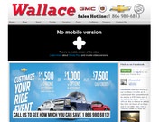 Wallace Chevrolet Cadillac Website