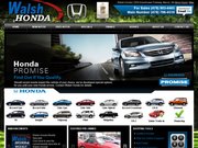 Walsh Honda Website