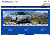 Watson Chevrolet Buick Pontiac Website