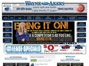 Wayne Akers Ford Website