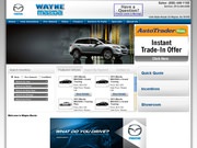 Wayne Mazda Website