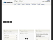 Wayne Subaru Website