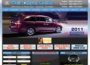 Weir Canyon Honda Website