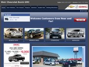 Weir Buick-PONTIAC GMC Website