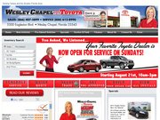 Wesley Chapel Toyota Website
