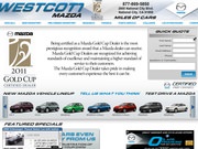 Westcott Mazda Website