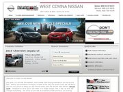 West Covina Nissan Website