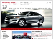 Western Honda-Certified Used Cars Website