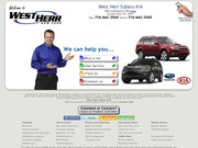 West-Herr Subaru Website