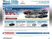 West Hills Honda Website